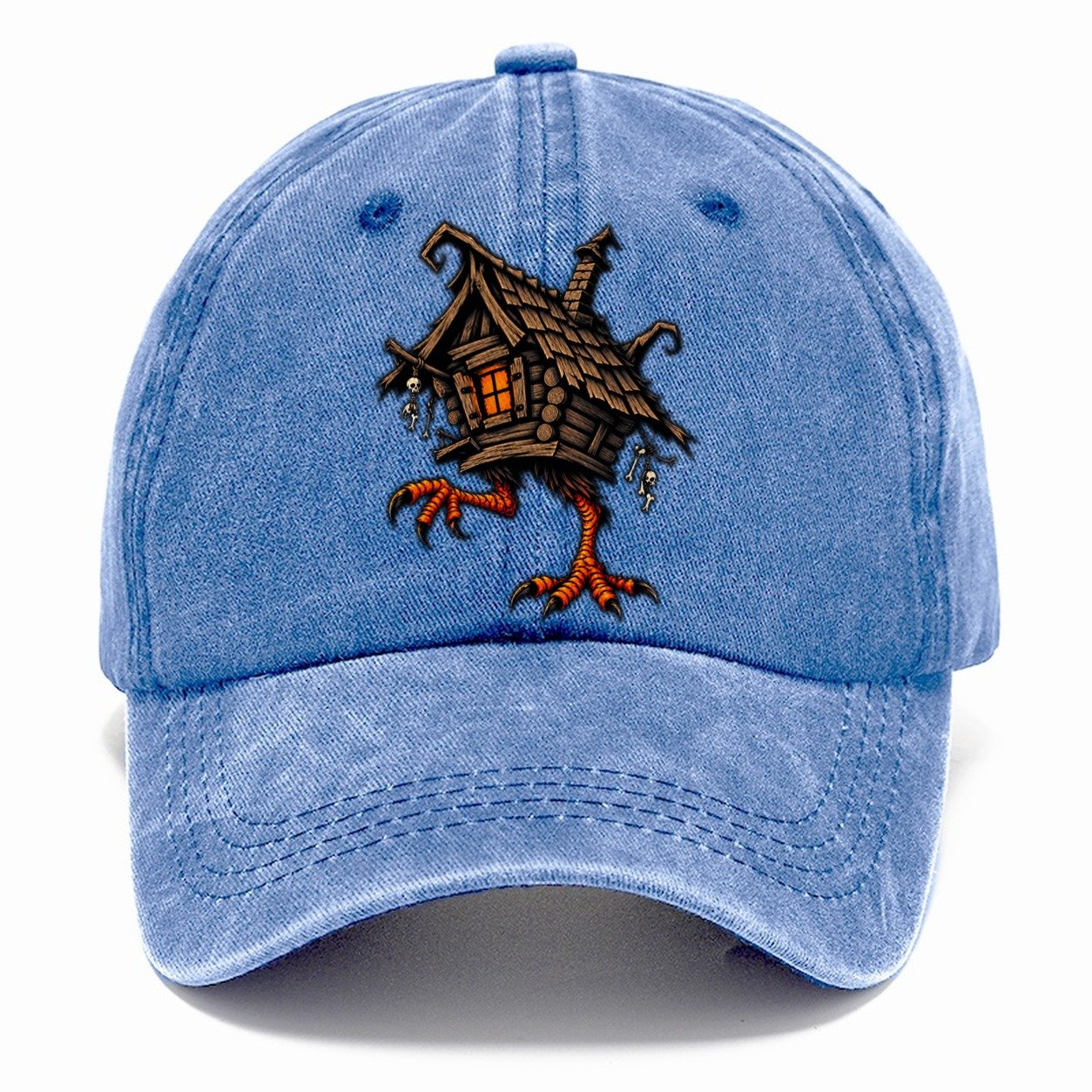 Baba Yaga Hut On Chicken Legs Witch Magic Classic Cap – Summer Sky