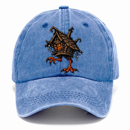 Baba Yaga Hut On Chicken Legs Witch Magic Classic Cap – Summer Sky