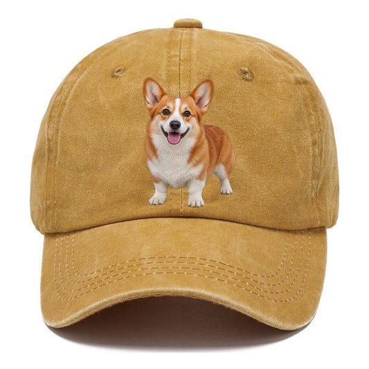 Pembroke Welsh Corgi Standing Front Facing Top Breeds Classic Cap – Golden Harvest