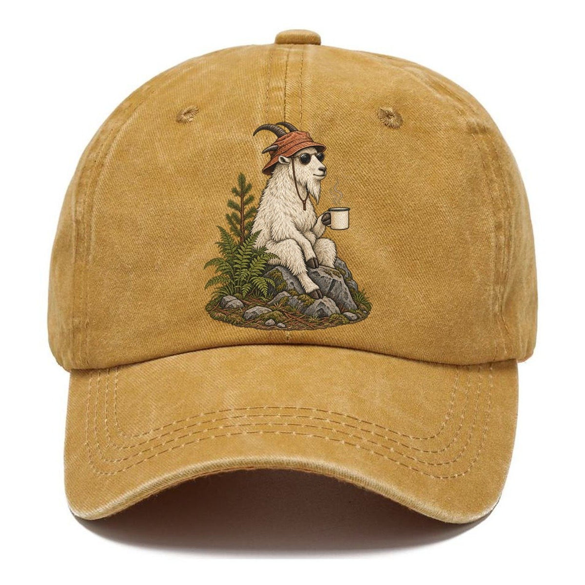 Goat Summit Coffee Slow Camp Club Classic Cap – Golden Harvest