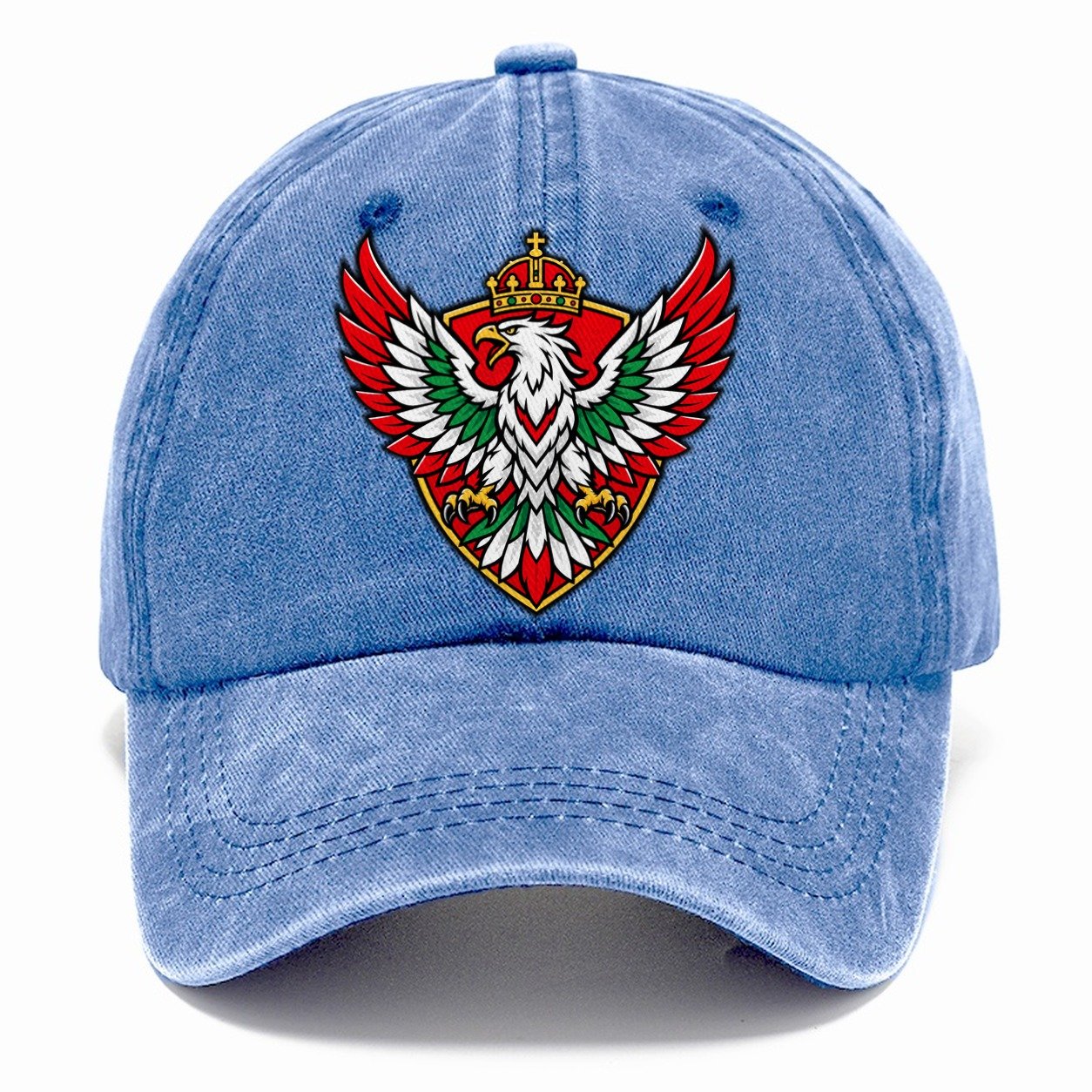 Hungary Minimal Emblem Country Logos Classic Cap – Summer Sky