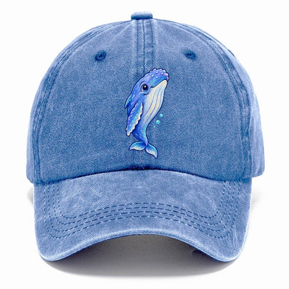 Humpback Whale Gentle Rise Sea Sprite Classic Cap – Summer Sky