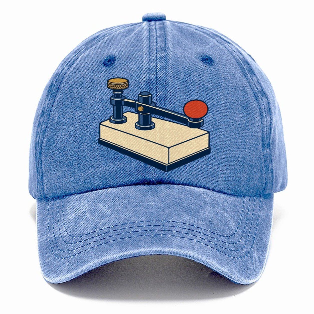 Straight Key Elevation Amateur Radio Classic Cap – Summer Sky