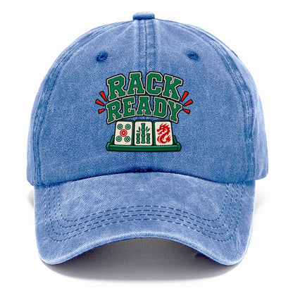 Rack Ready Mahjong Game Night Classic Cap – Summer Sky