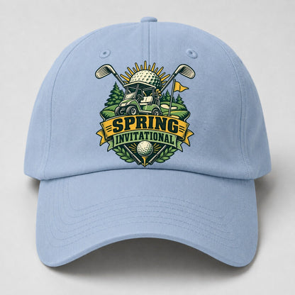 Spring Invitational Golf Life Baseball Cap – Light Blue