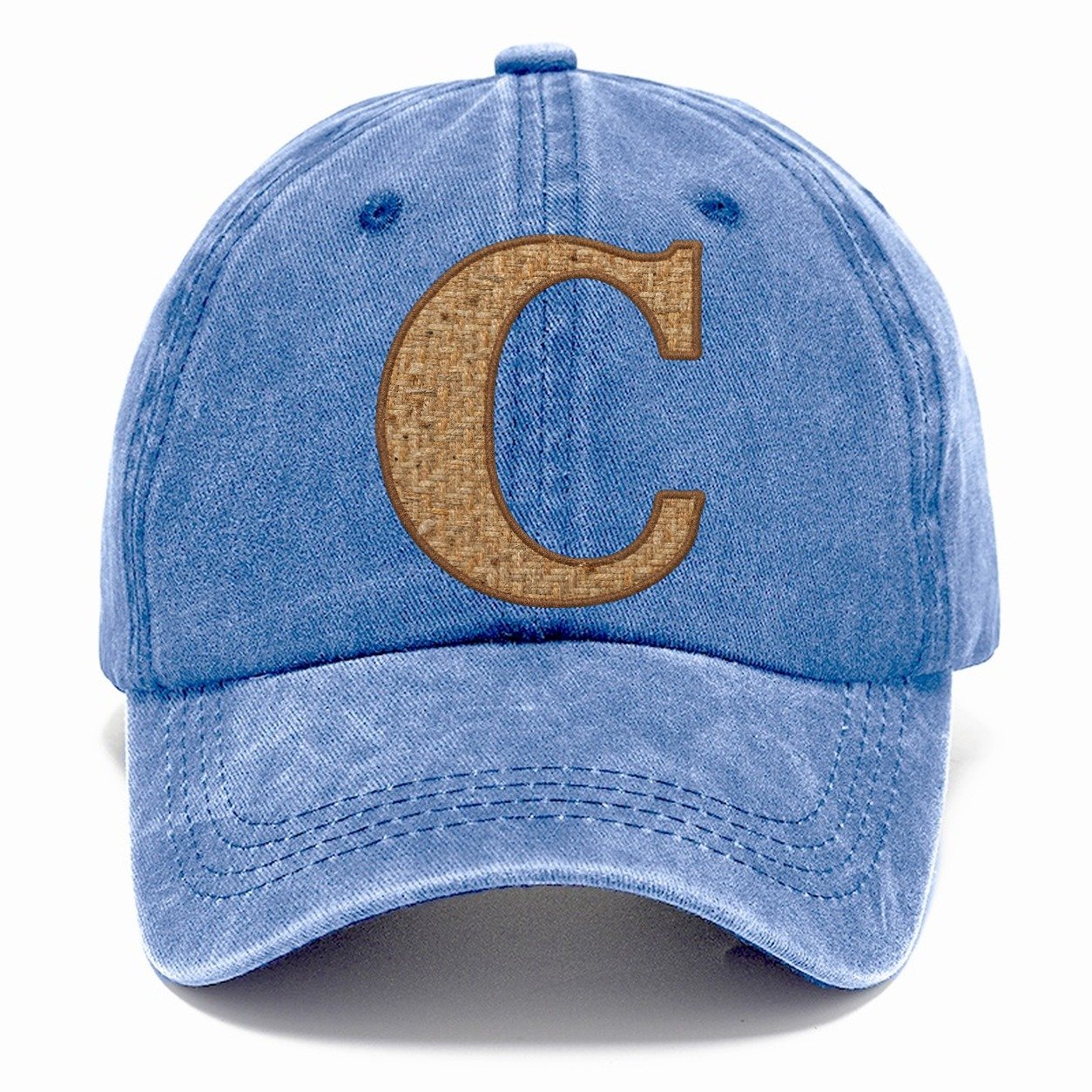 Woven Tweed C Monogram Classic Cap – Summer Sky