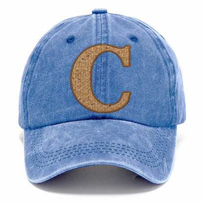 Woven Tweed C Monogram Classic Cap – Summer Sky