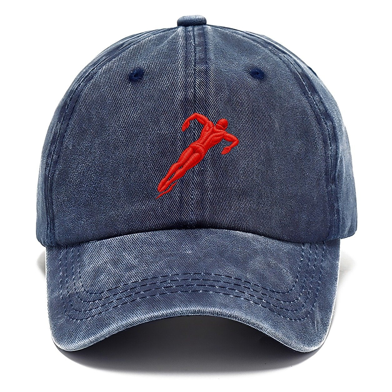 Butterfly Swimmer Break Micro Motion Mark Classic Cap – Twilight Navy