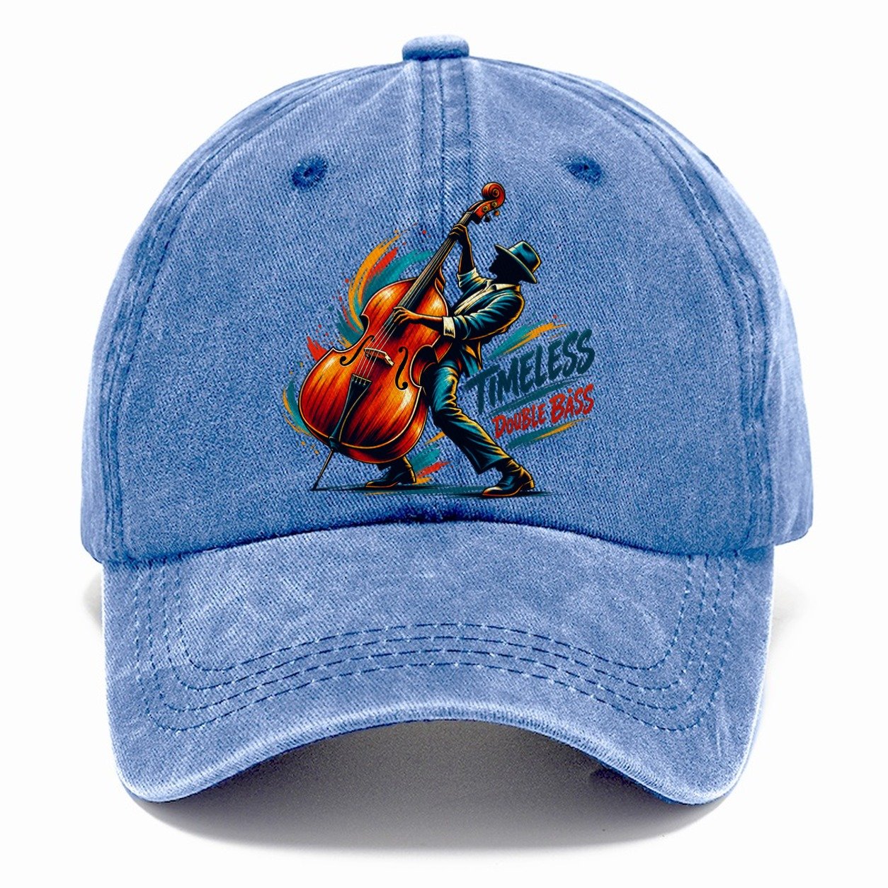Timeless Double Bass Music Instruments Classic Cap – Summer Sky