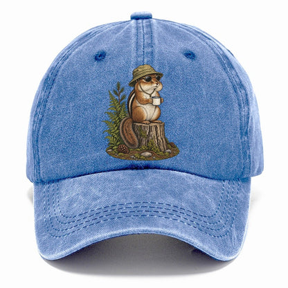 Chipmunk Pocket Coffee Slow Camp Club Classic Cap – Summer Sky