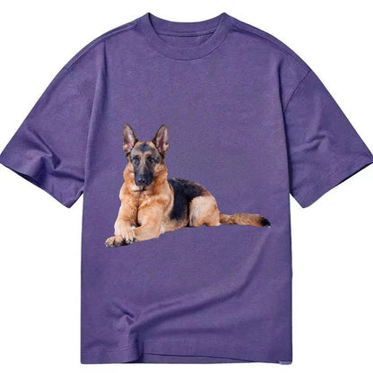 German Shepherd Chatgpt V1 Classic T-shirt – Purple