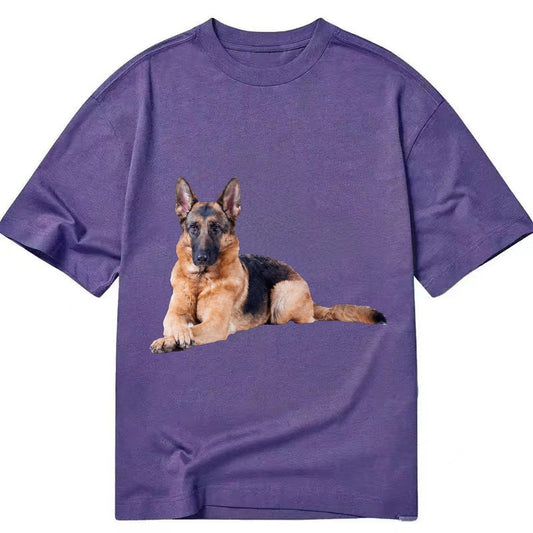 German Shepherd Chatgpt V1 Classic T-shirt – Purple