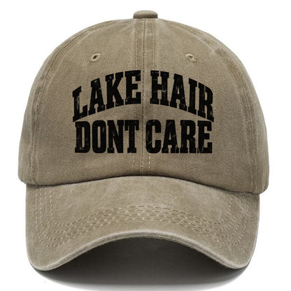 Lake Hair Dont Care Fishing Club Classic Cap – Warm Sand