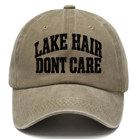 Lake Hair Dont Care Fishing Club Classic Cap – Warm Sand