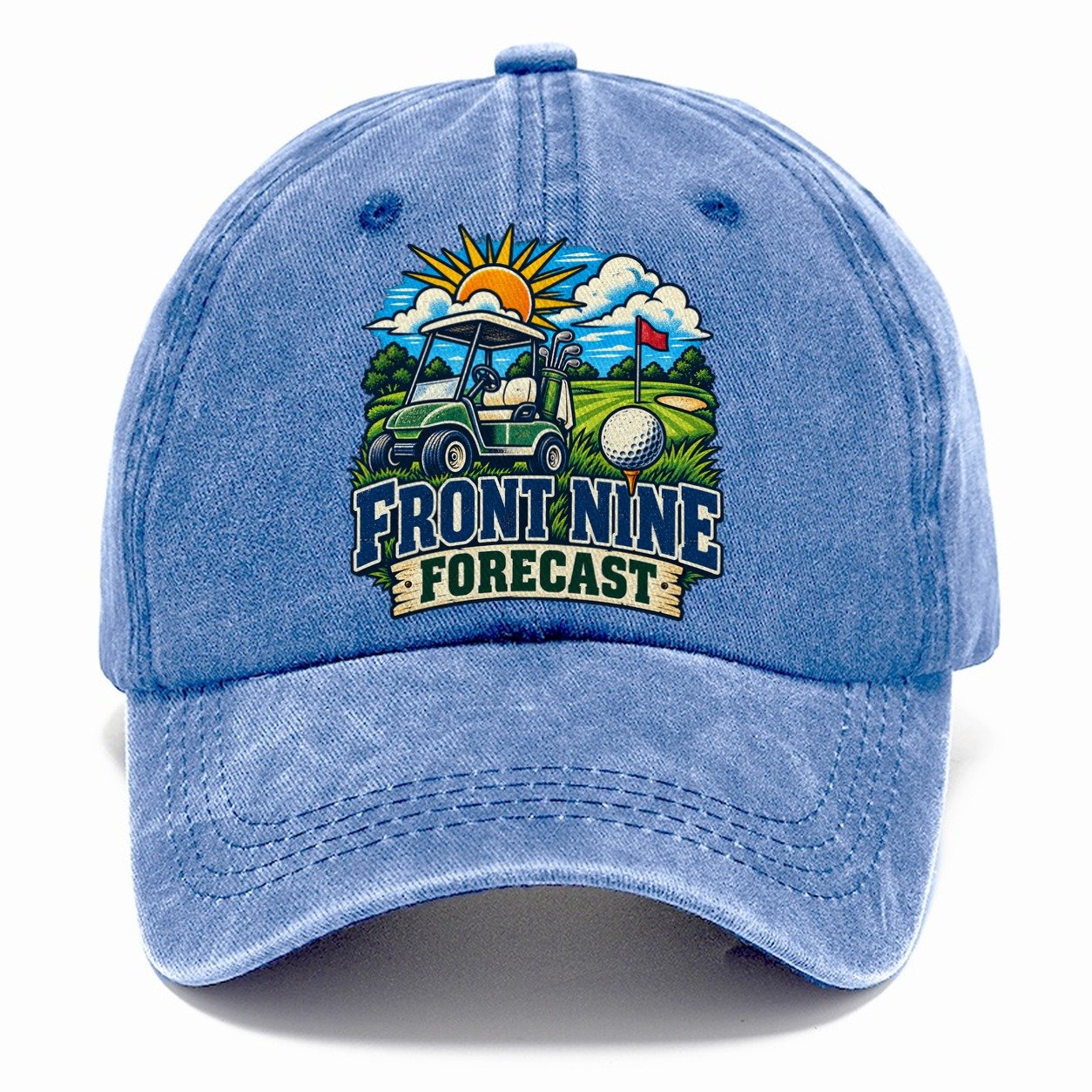 Front Nine Forecast Golf Life Classic Cap – Summer Sky