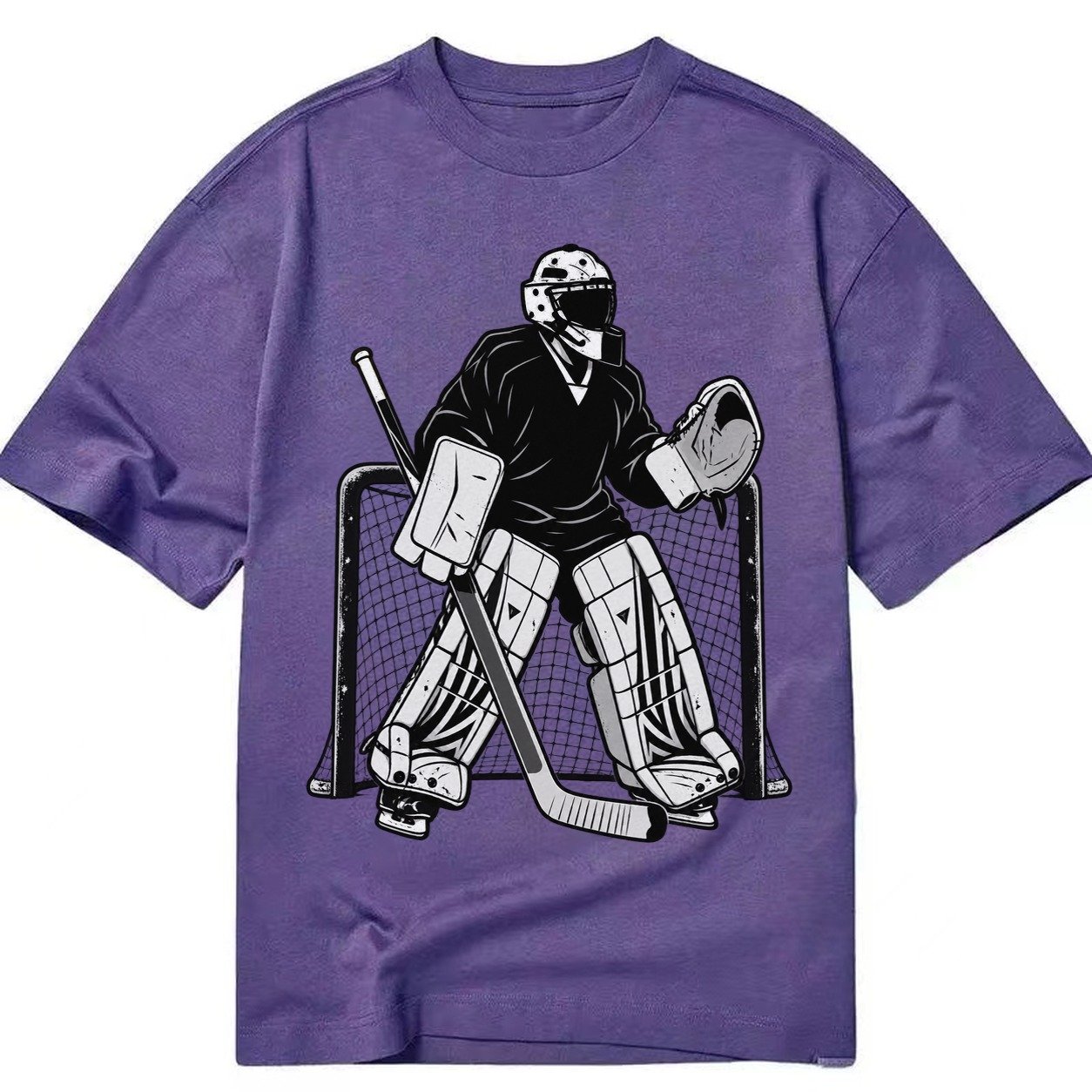 Hockey Goalie Classic T-shirt – Purple