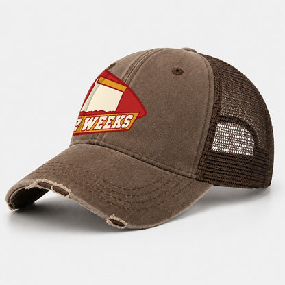 Two Weeks Washed Trucker Hat – Coffee