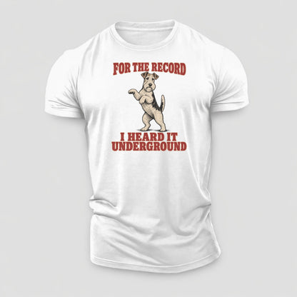 Wire Fox Terrier Dog Declarations Cotton T-Shirt – White