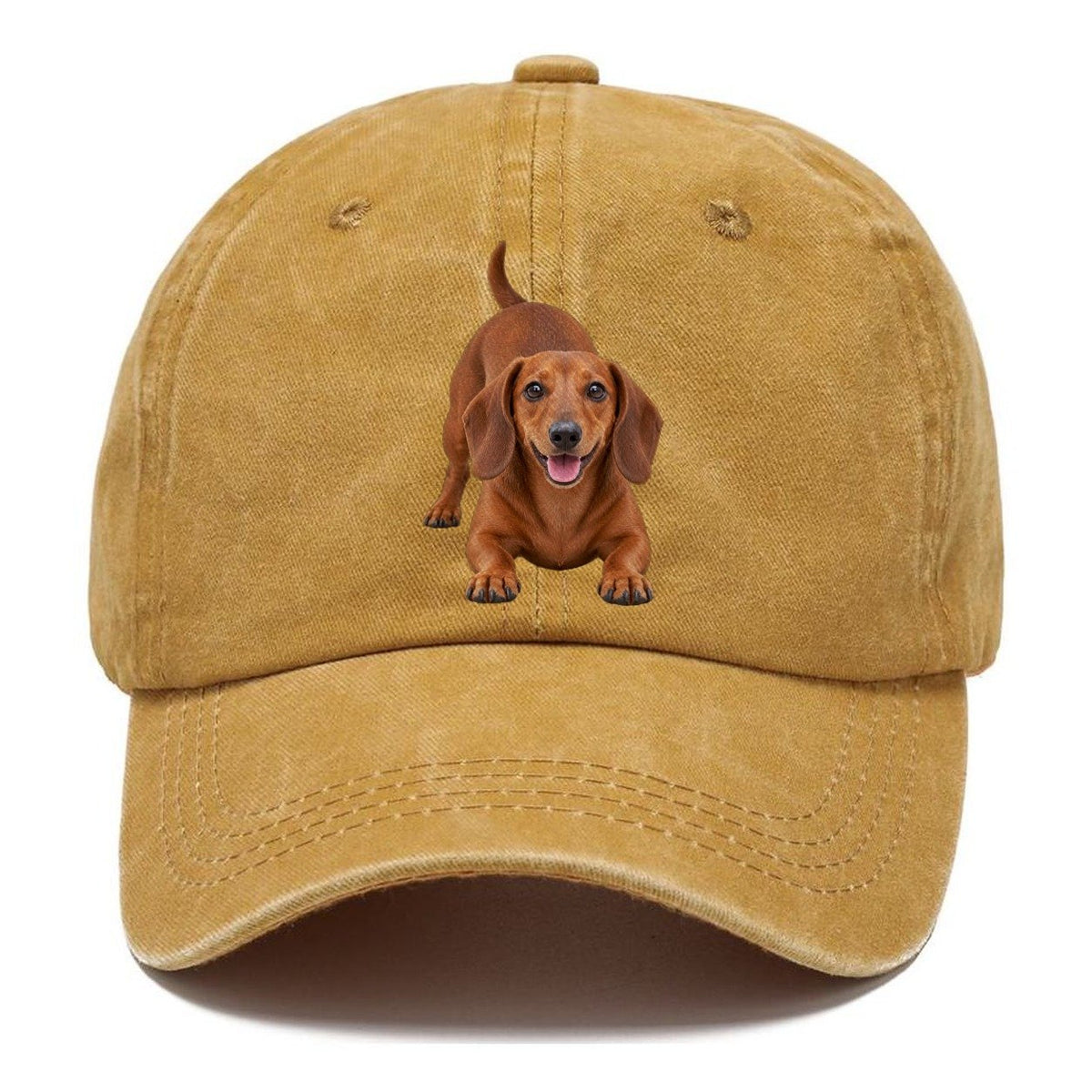 Dachshund Play Bow Top Breeds Classic Cap – Golden Harvest