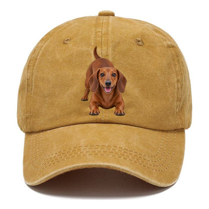 Dachshund Play Bow Top Breeds Classic Cap – Golden Harvest