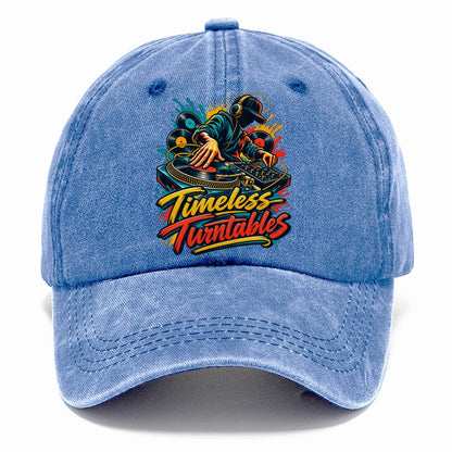 Timeless Turntables Music Instruments Classic Cap – Summer Sky