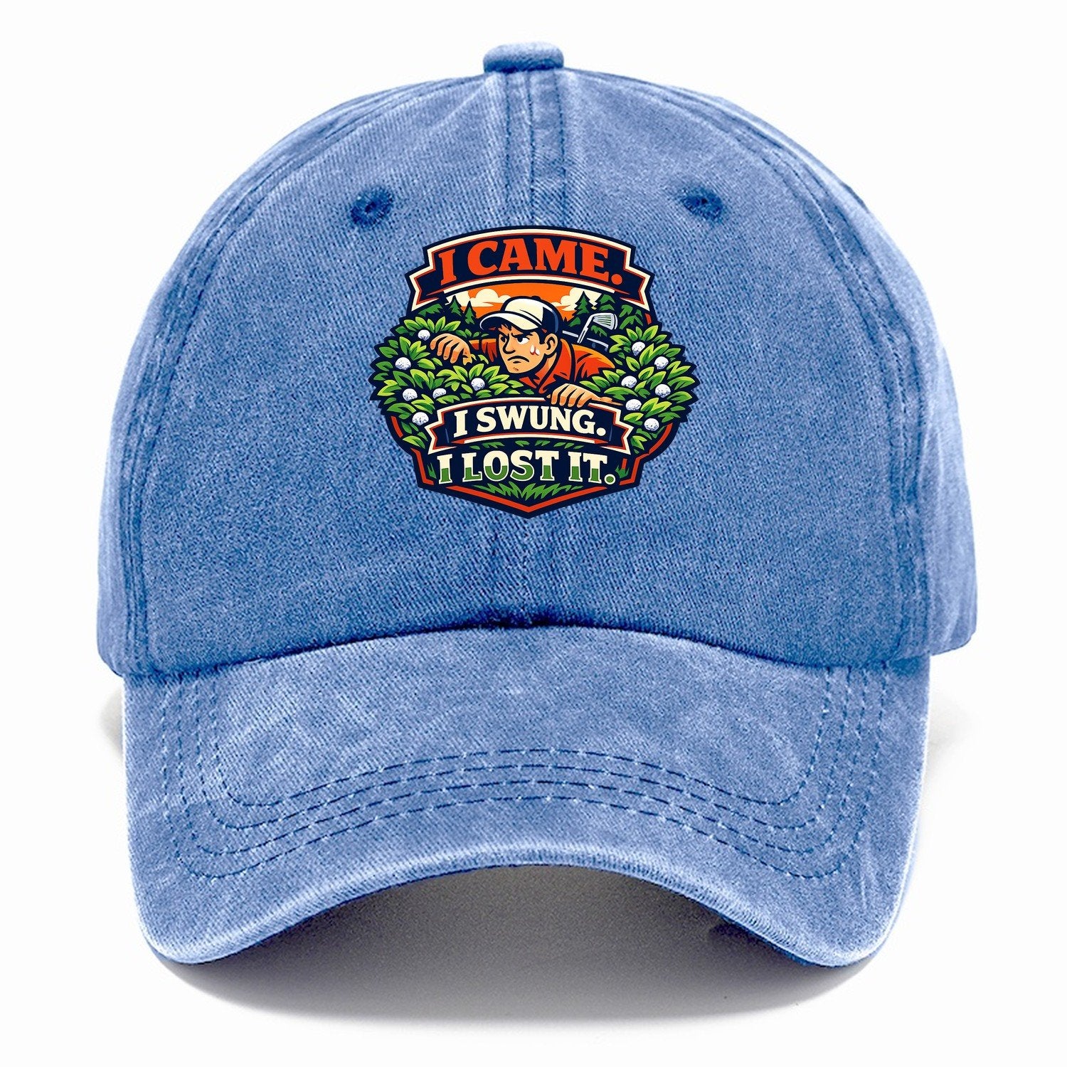 I Came I Swung I Lost It Golf Classic Cap – Summer Sky