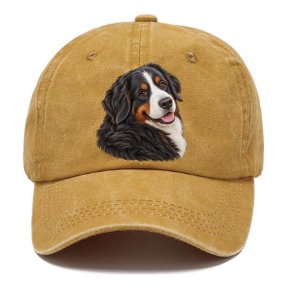 Bernese Over Shoulder Welcome Pastimes Companions Classic Cap – Golden Harvest