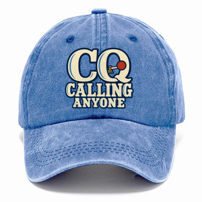 Cq Calling Anyone Amateur Radio Classic Cap – Summer Sky