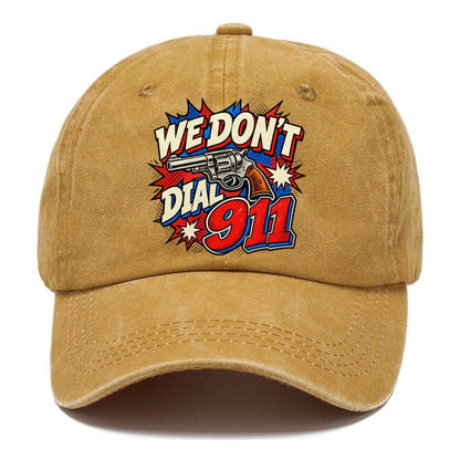 Comic Pop Burst We Don't Dial 911 Classic Cap – Golden Harvest