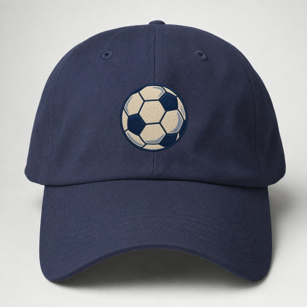Soccer Ball Tiny Solo Marks Baseball Cap – Twilight Navy