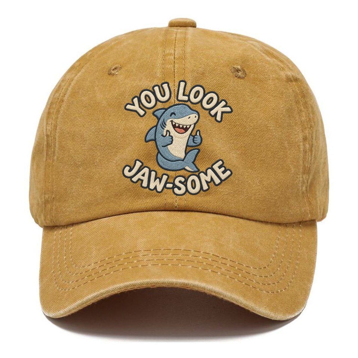 Shark Animal Puns Classic Cap – Golden Harvest