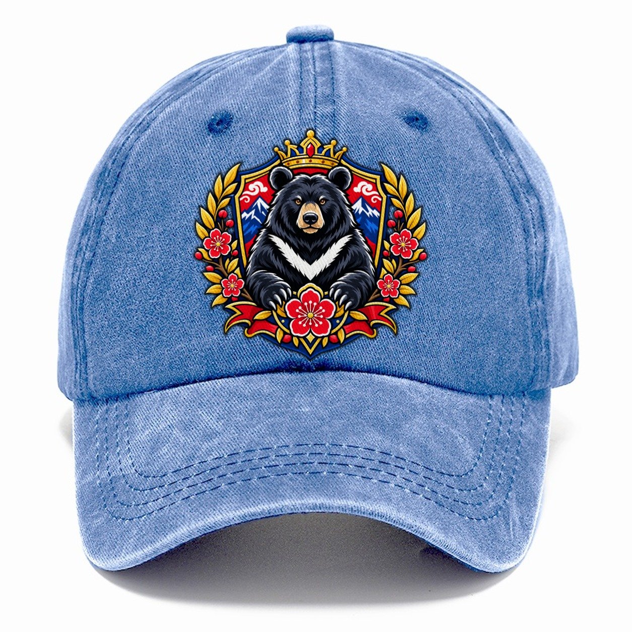 Taiwan Heraldic Crest Country Logos Classic Cap – Summer Sky
