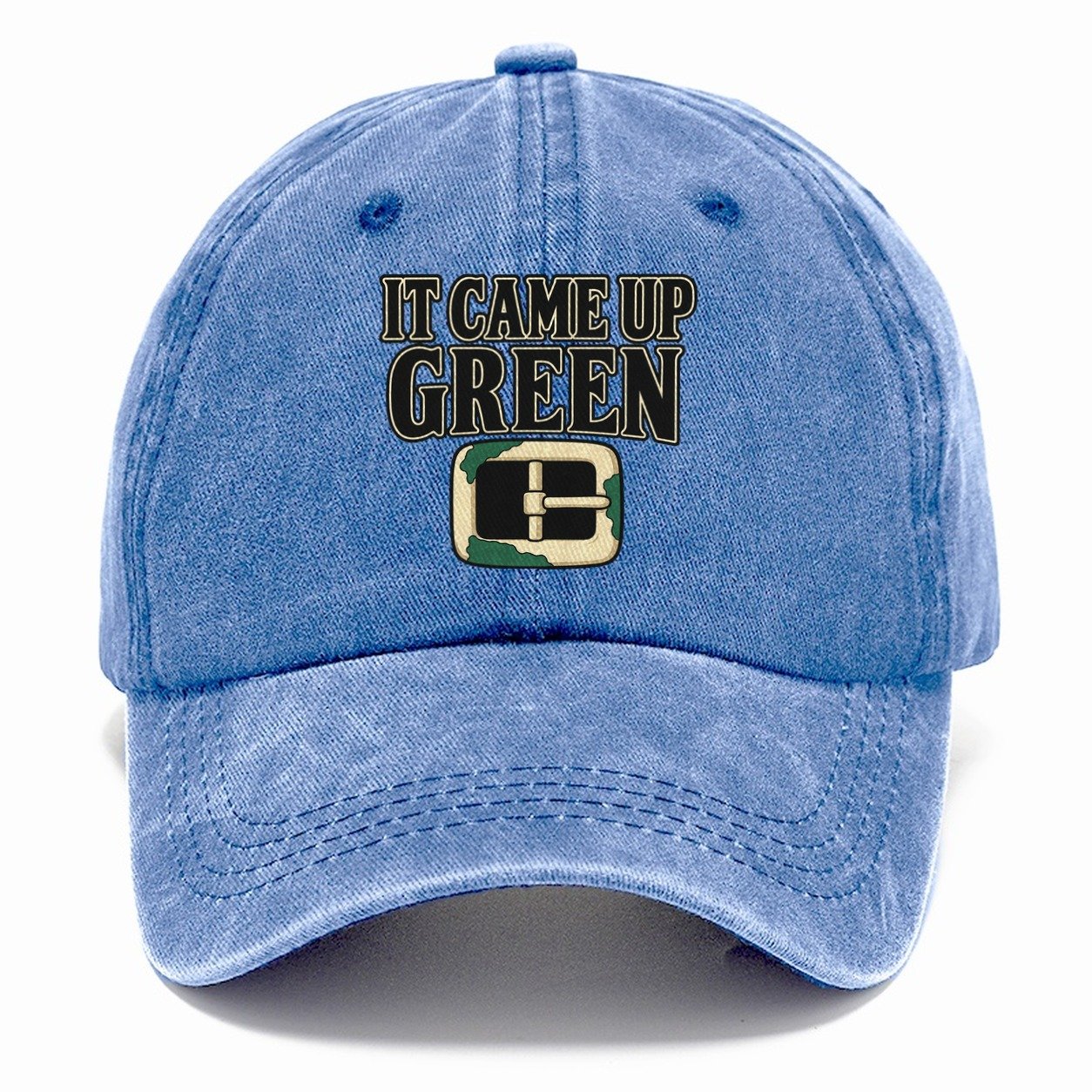 It Came Up Green Treasure Hunting Classic Cap – Summer Sky