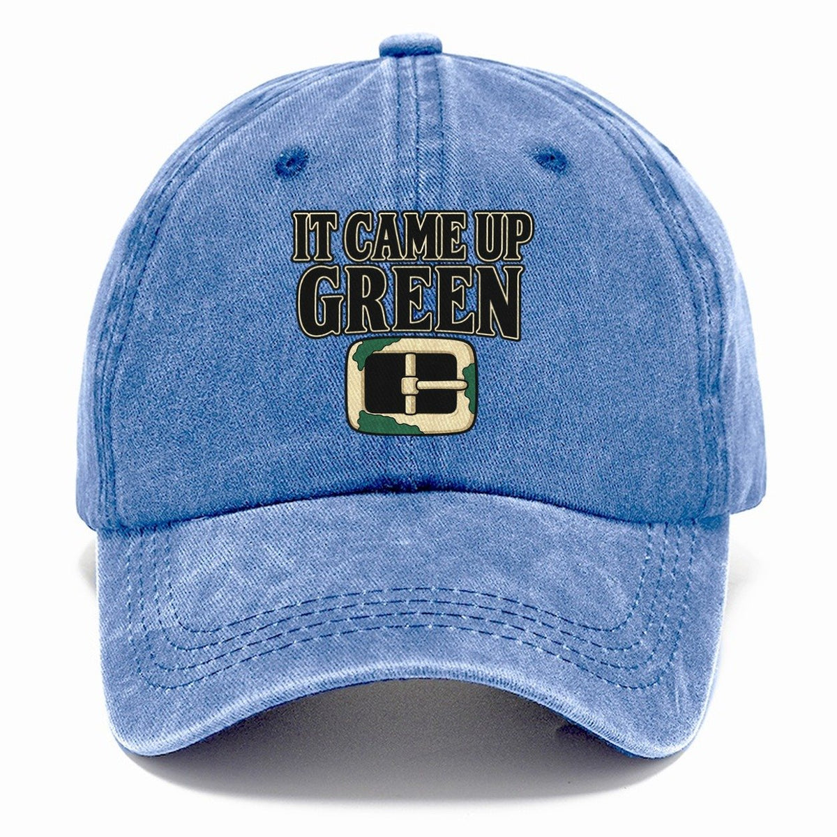 It Came Up Green Treasure Hunting Classic Cap – Summer Sky