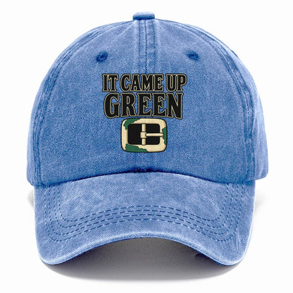 It Came Up Green Treasure Hunting Classic Cap – Summer Sky