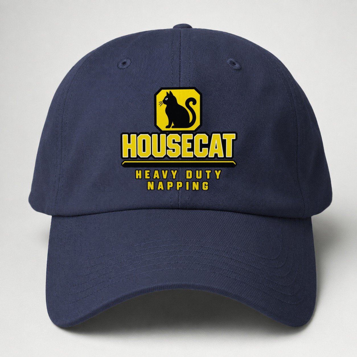 Housecat Heavy Duty Napping Heavy Duty Baseball Cap – Twilight Navy