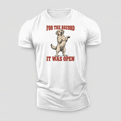 Labrador Retriever Dog Declarations Cotton T-Shirt – White