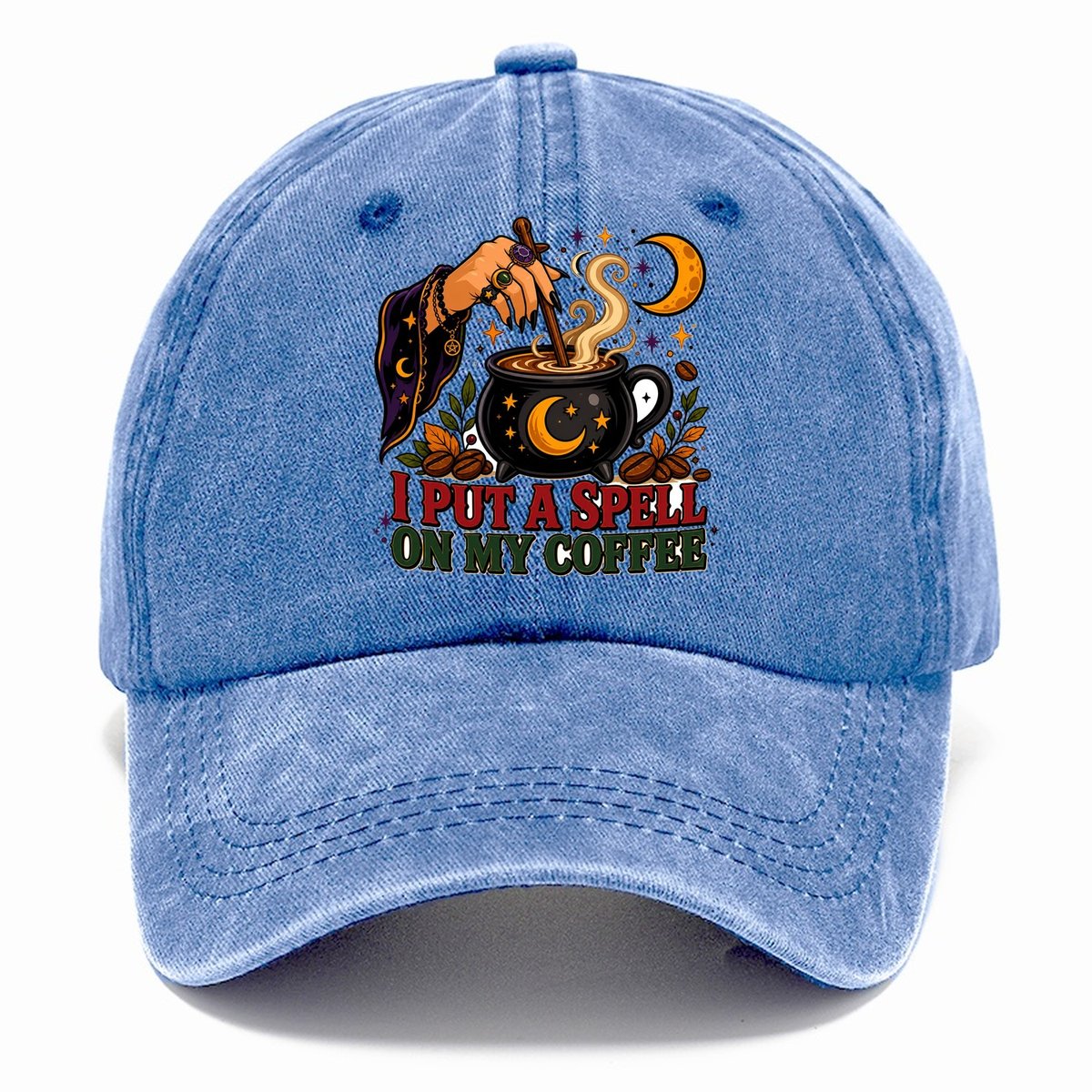 Spell On My Coffee Classic Cap – Summer Sky