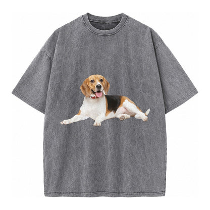 Beagle Vintage T-shirt – Grey