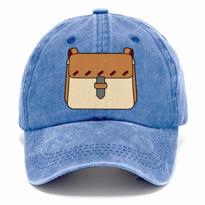 Small Satchel Study Leathercraft Classic Cap – Summer Sky
