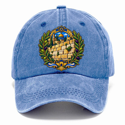 Western Wall Stones Jerusalem Classic Cap – Summer Sky