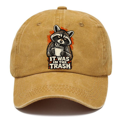 It Was in the Trash Raccoon Classic Cap – Golden Harvest