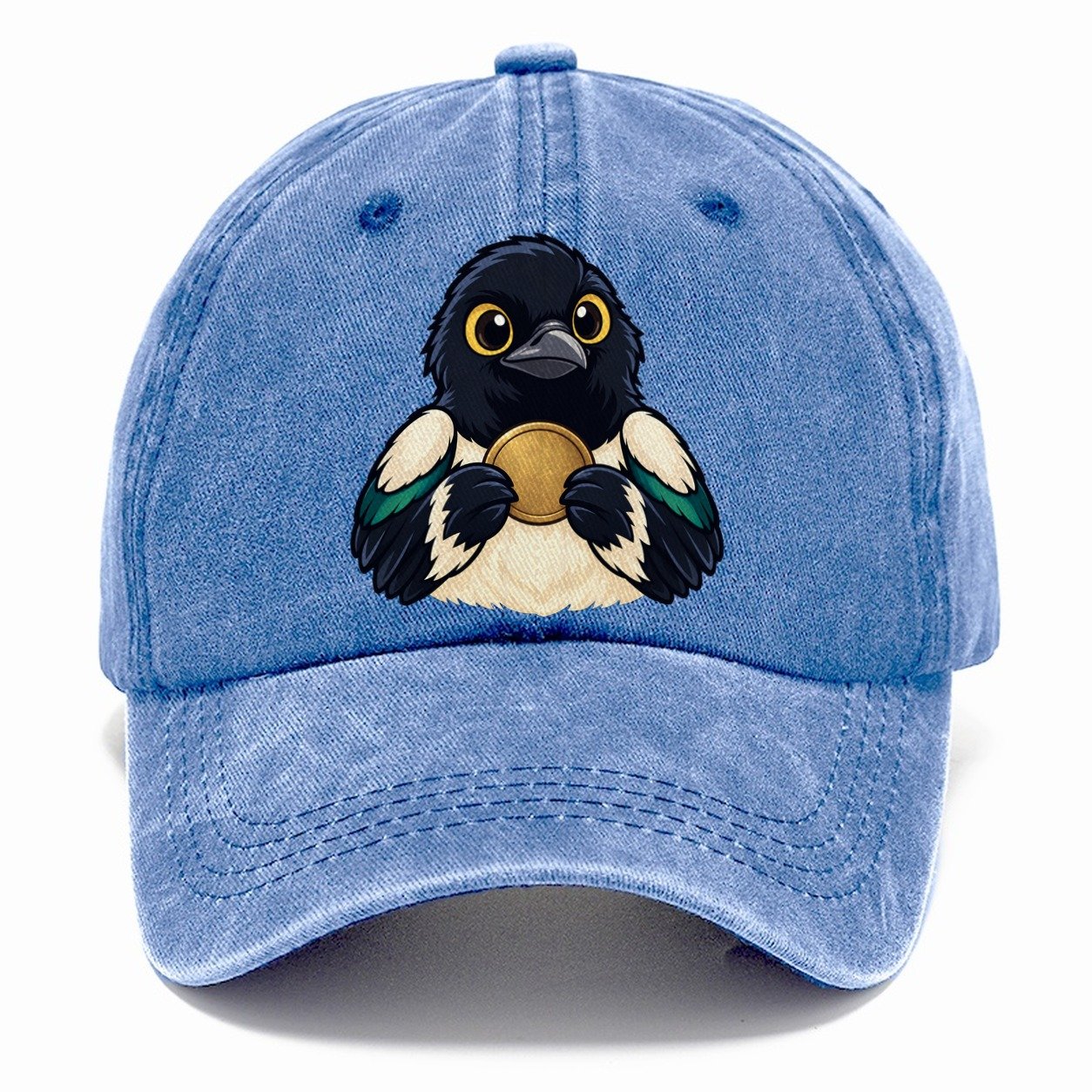 Magpie With A Find Treasure Hunting Classic Cap – Summer Sky