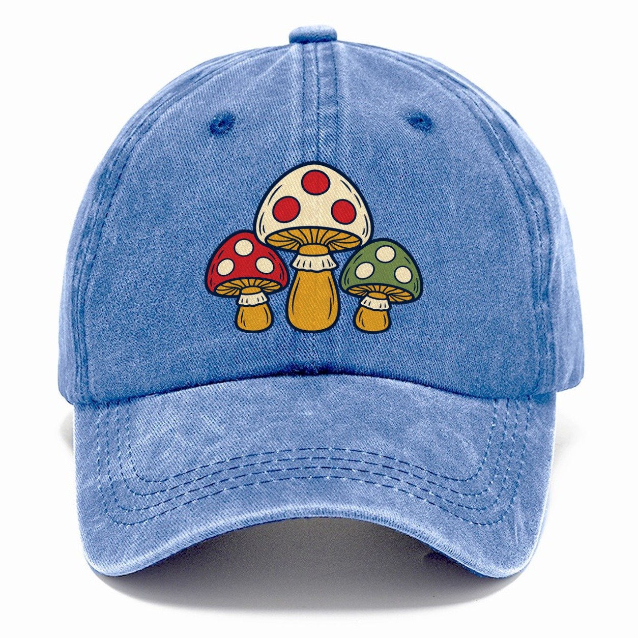 Felted Mushroom Trio Yarn Crafts Classic Cap – Summer Sky