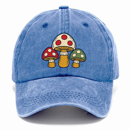 Felted Mushroom Trio Yarn Crafts Classic Cap – Summer Sky