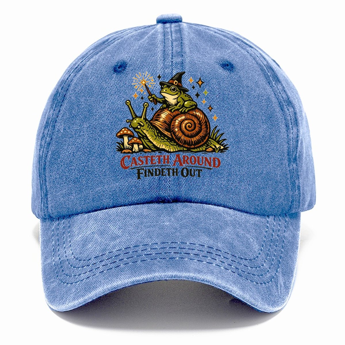 Casteth Around Findeth Out Classic Cap – Summer Sky