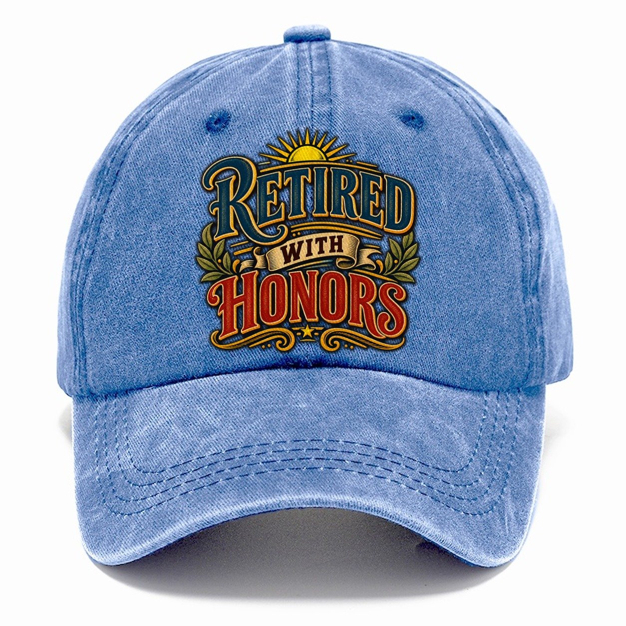 Retired With Honors Retired Living Classic Cap – Summer Sky