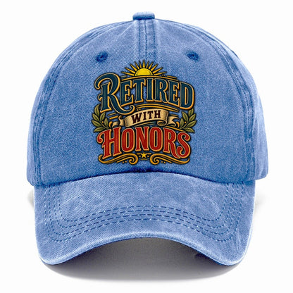 Retired With Honors Retired Living Classic Cap – Summer Sky