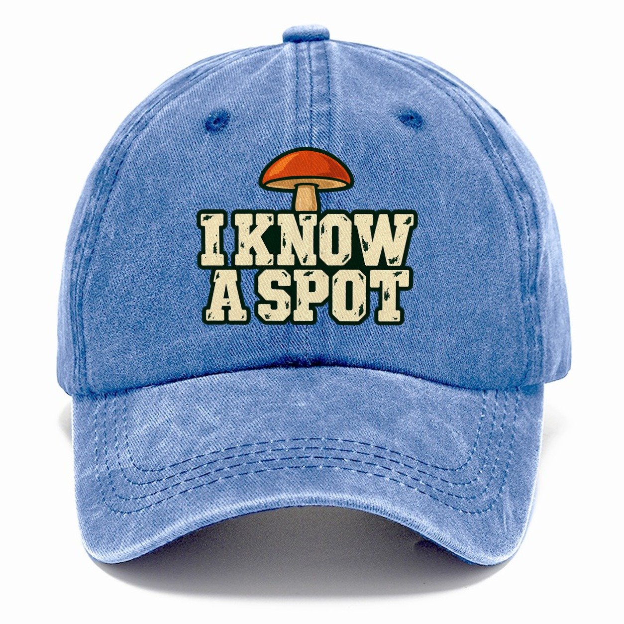I Know A Spot Foraging And Mycology Classic Cap – Summer Sky