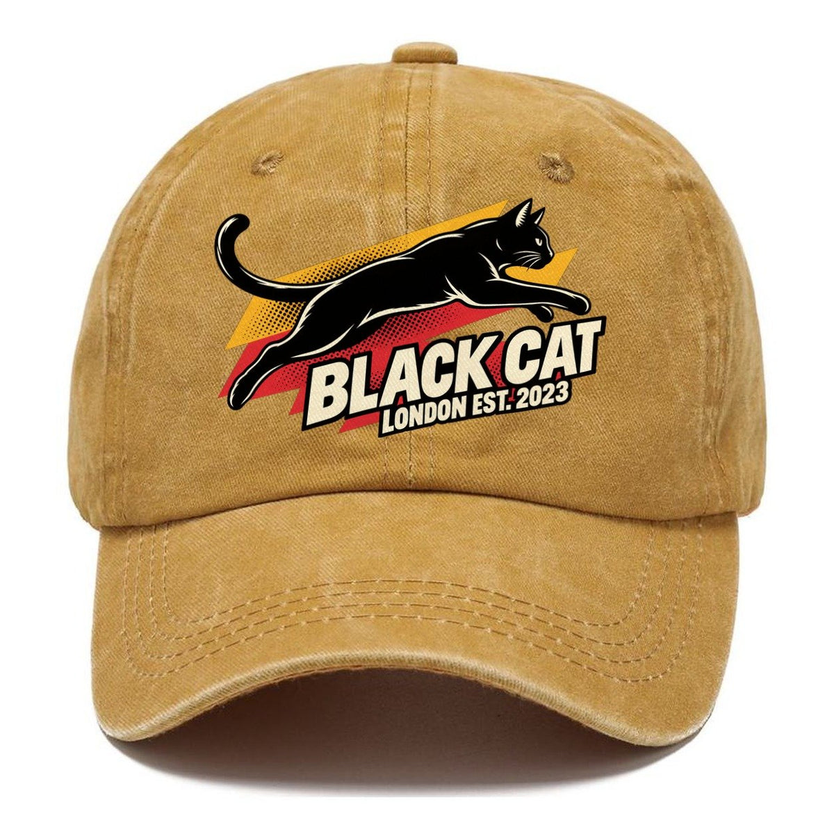 Black Cat London Pop Art Classic Cap – Golden Harvest